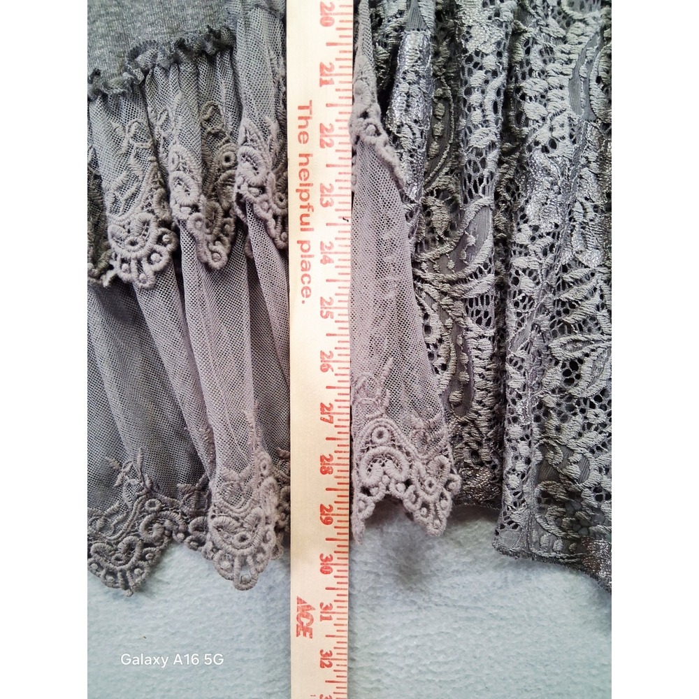 Indigo Soul Women's Long Sleeve Gray Dress Size 2XL Mid length - Picture 5 of 7